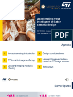 Accelerating Your Intelligent In-Cabin Camera Design: Cliff Cheng - Leopard Imaging Chris Varlamos - Stmicroelectronics