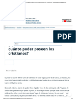 ¿Qué Dice La Biblia Sobre Cuánto Poder Poseen Los Cristianos - GotQuestions - Org - Espanol