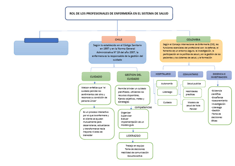 Mapa Conceptual | PDF | Enfermería | Cuidado de la salud