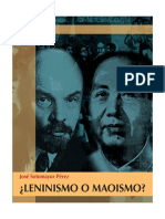 (1library - Co) Leninismo o Maoismo José Sotomayor Pérez