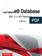 Oracle Database XML CPP API Reference