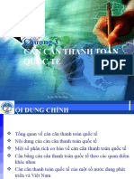 Chương 3 Cán Cân Thanh Toán Quốc Tế