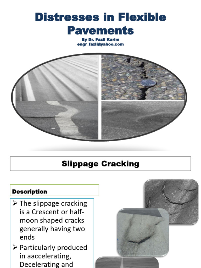 Common Flexible Pavement Distresses | PDF | Road Surface | Fatigue ...