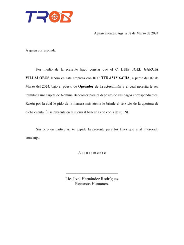 Cuenta bancomer pdf negocios
