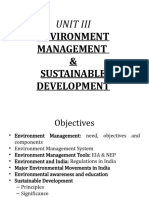 Evs - Final Unit 3 - Environment Management & Sustainable Development