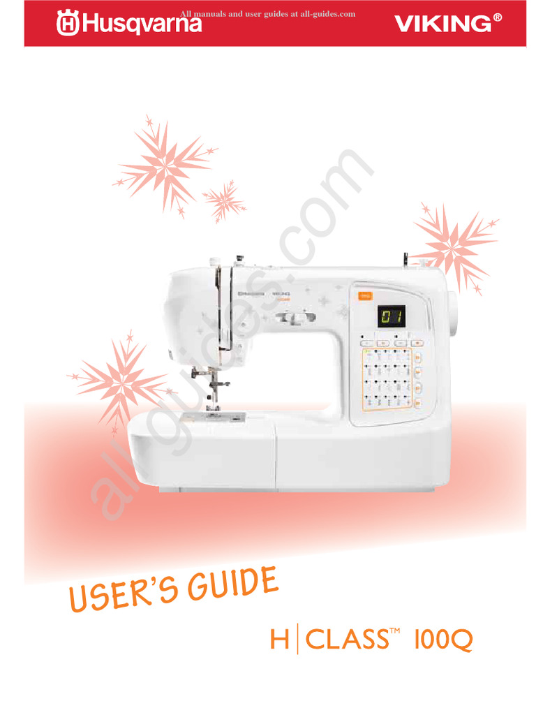 VIKING HUSQVARNA 150E SEWING MACHINE MANUAL visual data 2