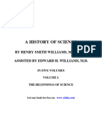 A History of Science (Volume 1)