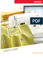 Husqvarna/Viking H Class 500E Sewing Machine Instruction Manual