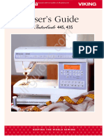 Husqvarna/Viking Interlude 435/445 Sewing Machine Instruction Manual