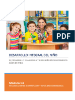 Módulo 04 - El Desarrollo y La Conducta Del Niño en Sus Primeros Años de Vida