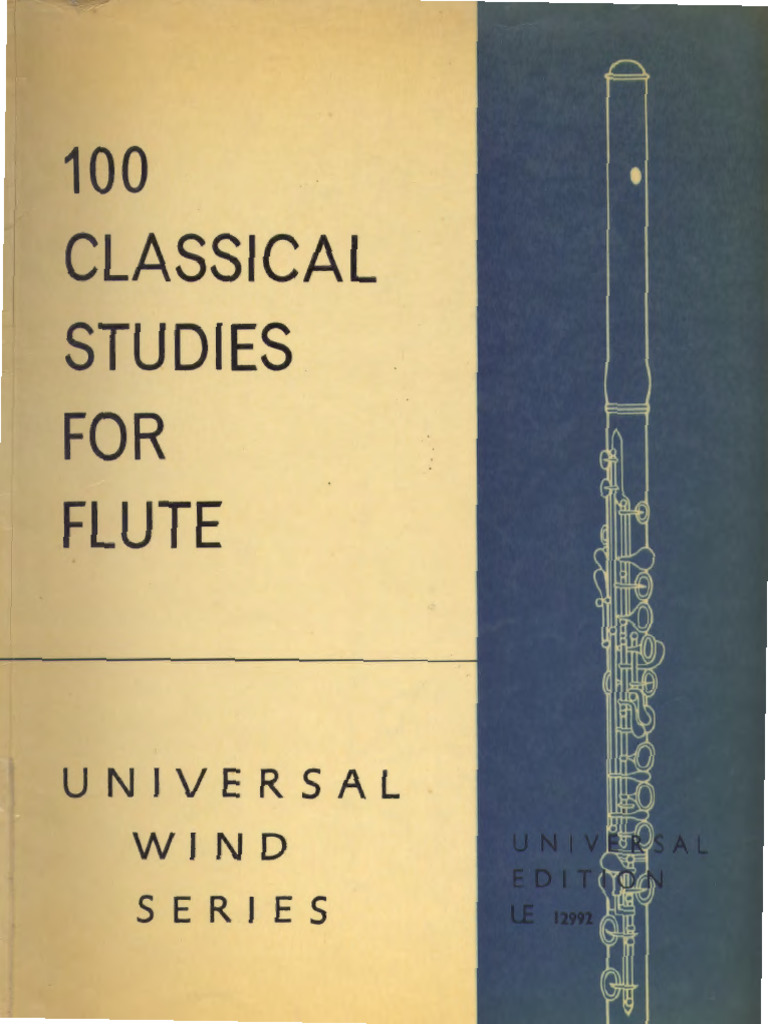 Vester 100 Classical Studies For Flute | PDF