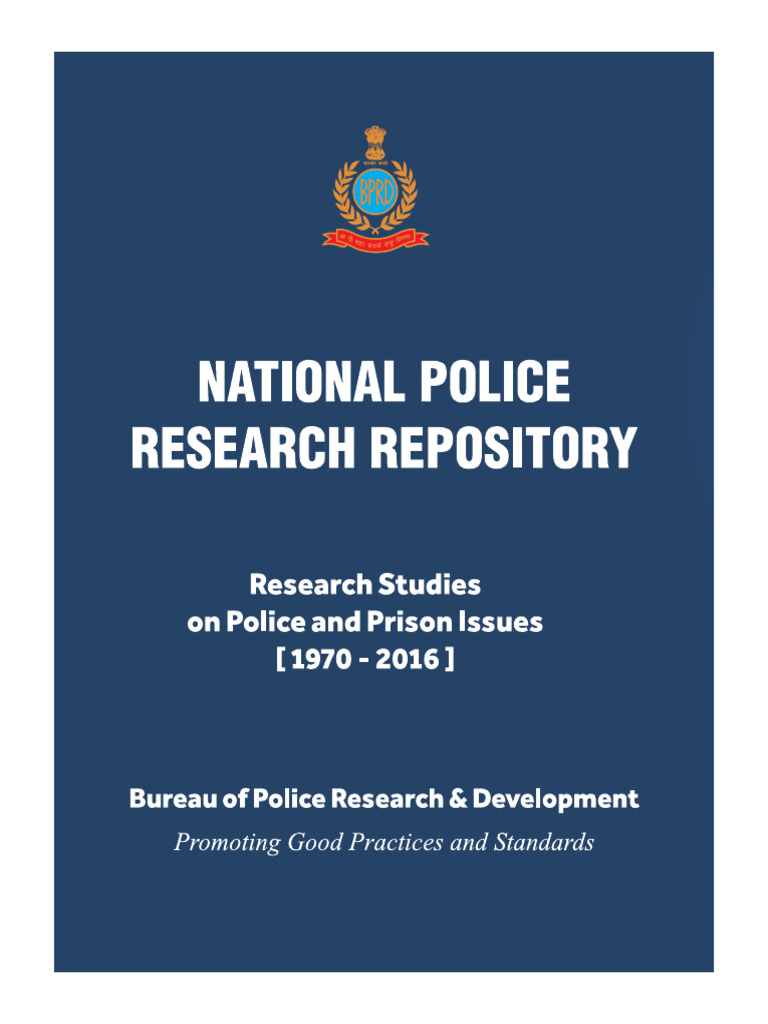Police and Prison Research Studies 1970-2016 | PDF | Police | Prison