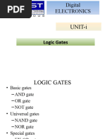 Logic Gates and Universal Gates