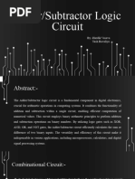 Adder Subtractor