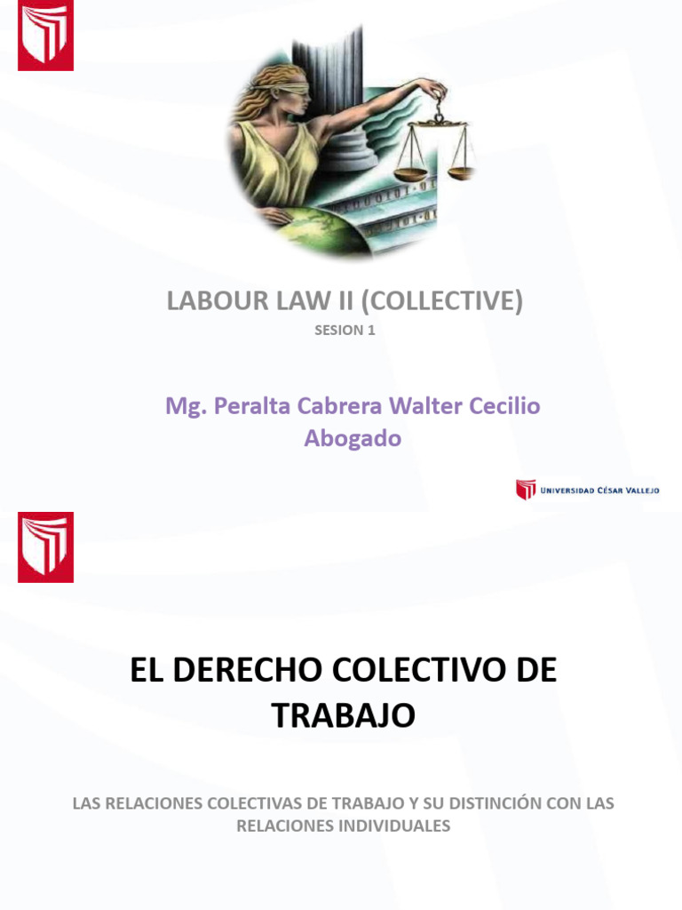 Derecho Colectivo de Trabajo: Fundamentos | PDF | Derecho laboral ...