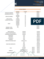 Construline Lista de Precios