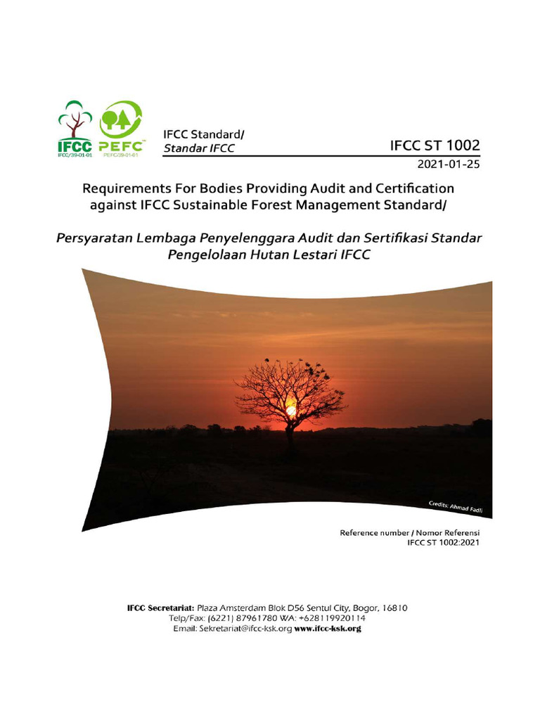 Ifcc ST 1002 | PDF | Audit | Certification