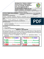 Taller Plan de Mejoramiento Grado 5º