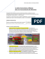 Informe Sobre Correcciones y Mejoras Implementadas en El Concesionario de Alimentos