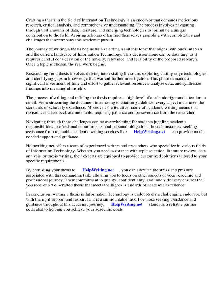 Examples of Thesis Titles Information Technology | PDF | Thesis