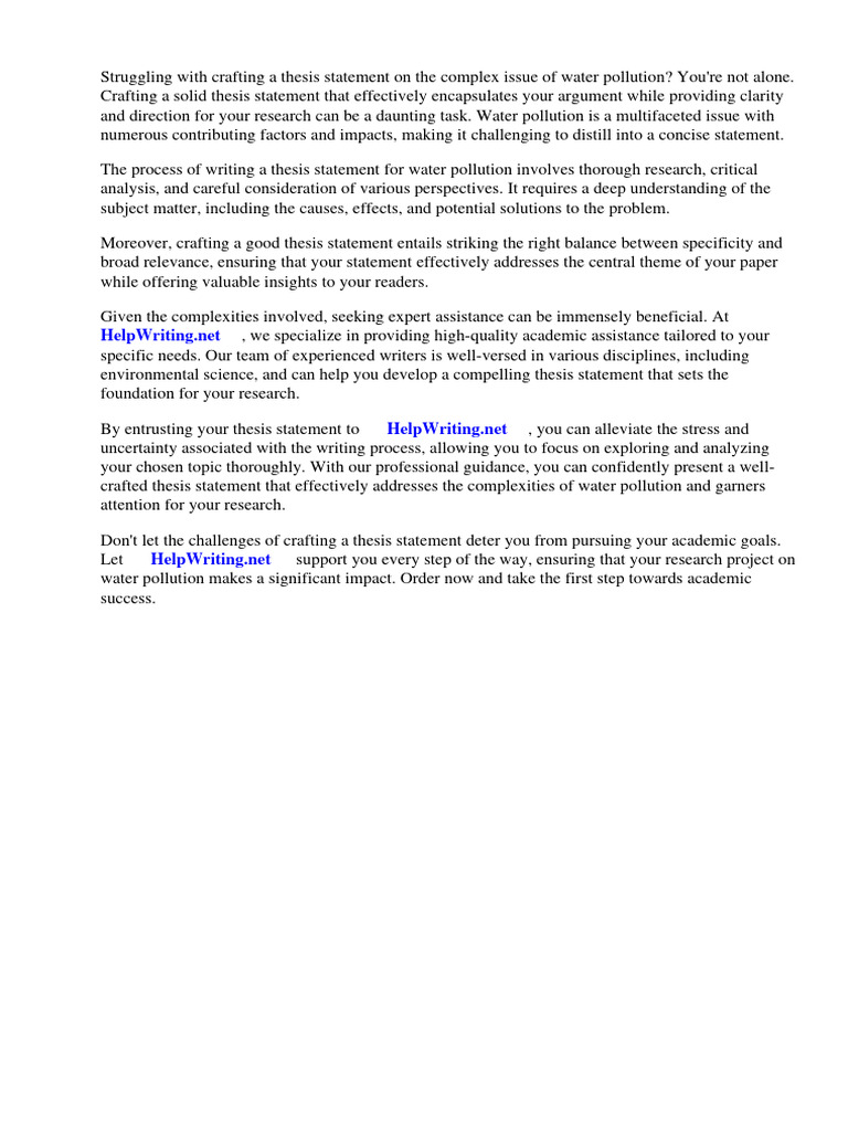 Which Of The Following Would Be A Good Thesis Statement For A Literary Analysis Essay