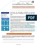 Ficha de Comprensión Lectora, H Santillana, Estrat. de Comprensión, Noticias Con Recursos Gráficos de Apoyo