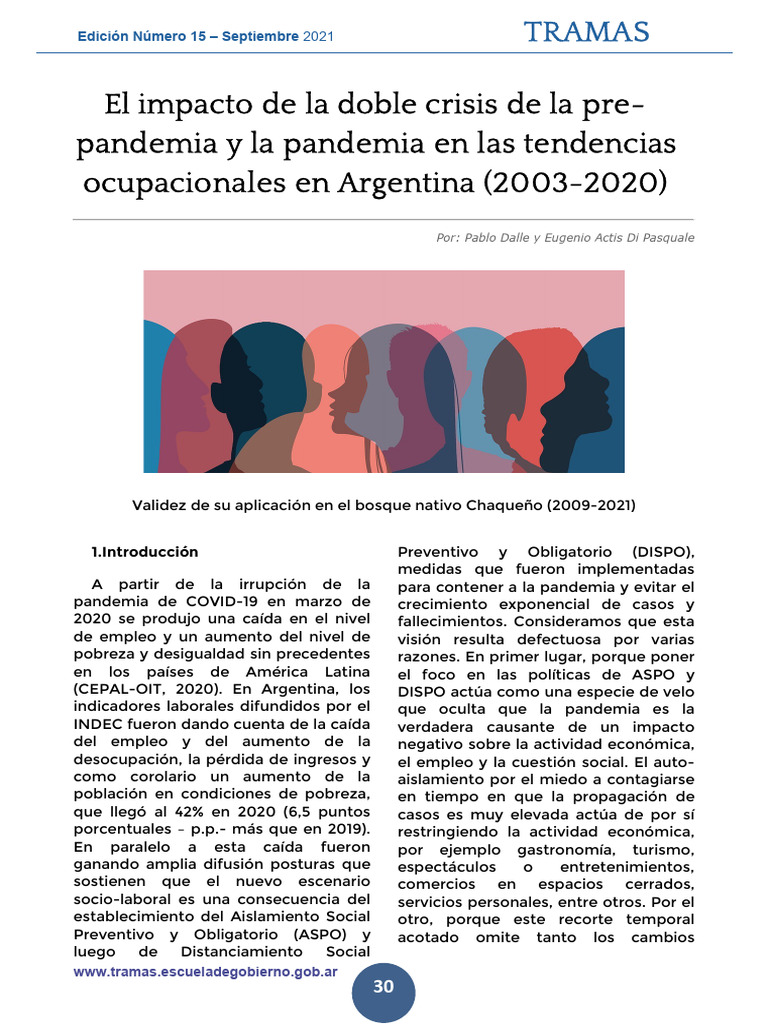 Impacto de la Doble Crisis en Argentina | PDF | Desempleo | Empleo
