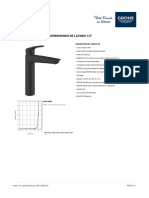 GROHE Specification Sheet 239712433