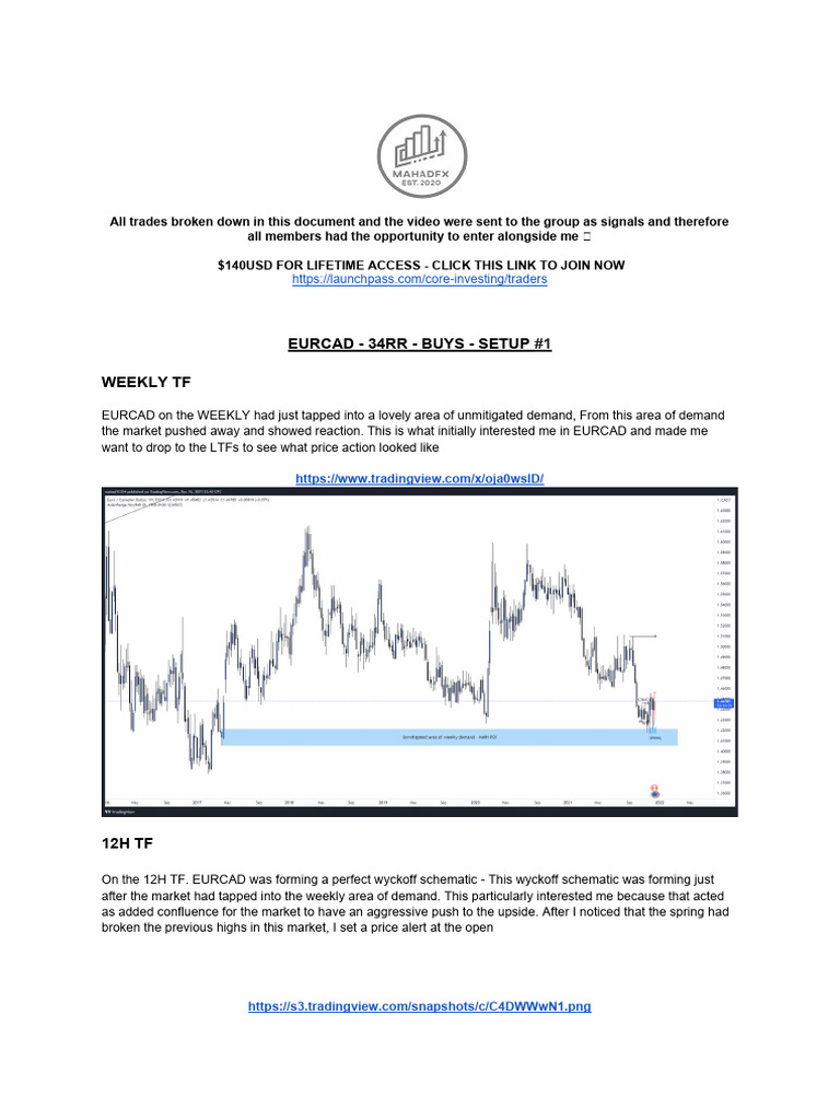 My Best Trading Week - Case Studies | PDF | Market Trend | Demand