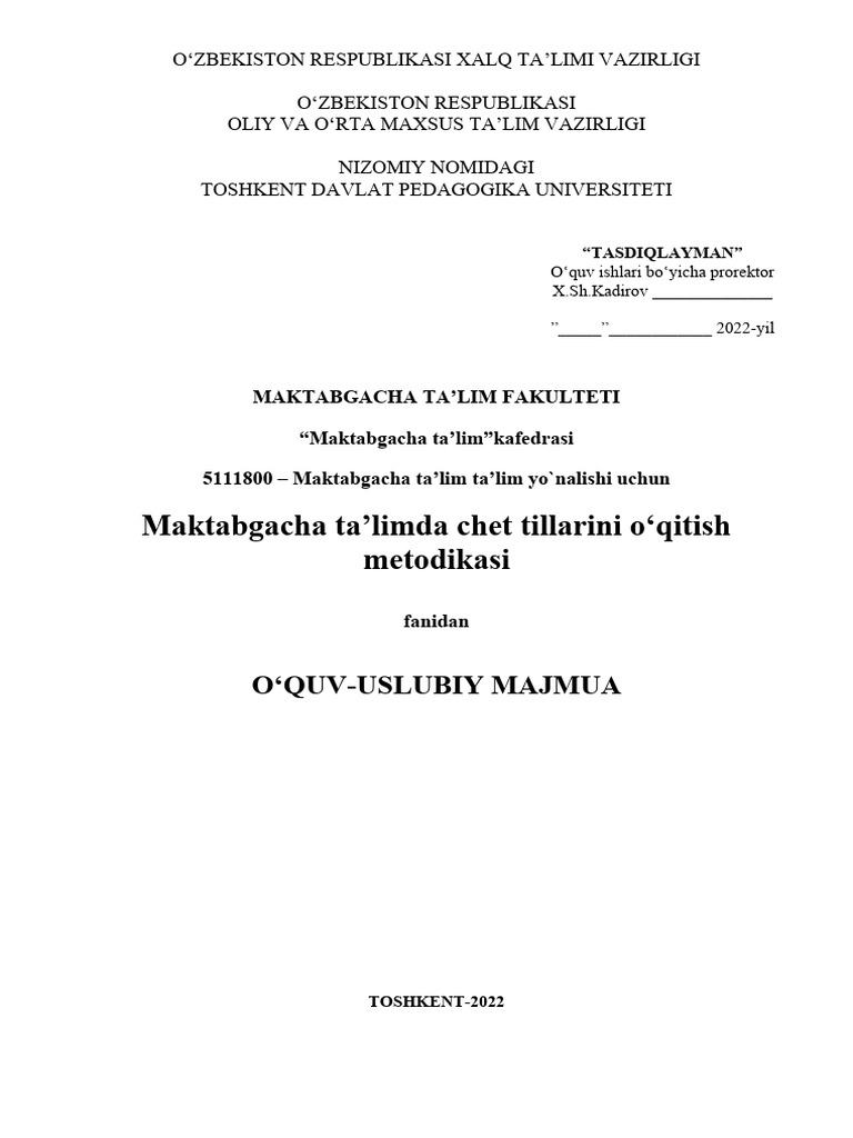 Materials For Preparation Pdf