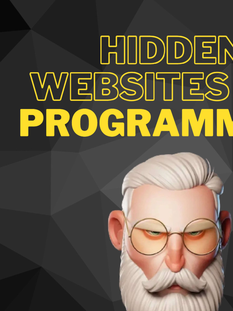 Hidden Websites For Programmers | PDF