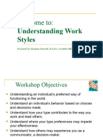 WORK STYLES Understanding Work Styles Us