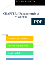 Chapter 5 Fundamentals of Marketing