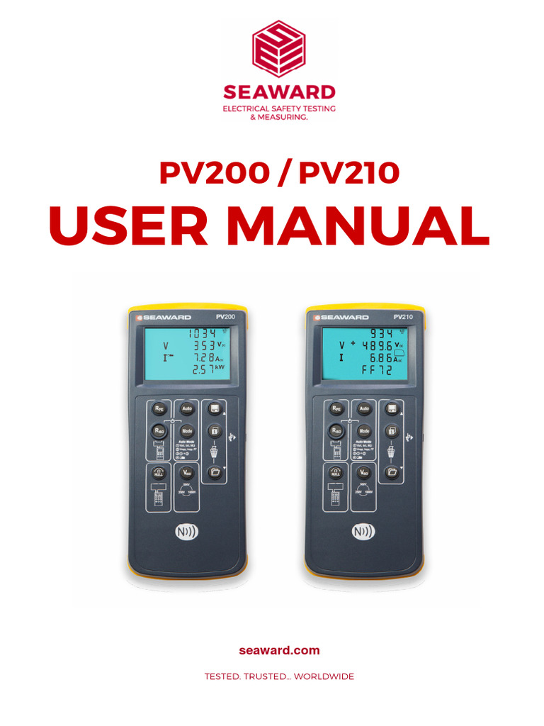 389A559 Solar Installation PV200 - 210 Operating Instructions Rev5 ...