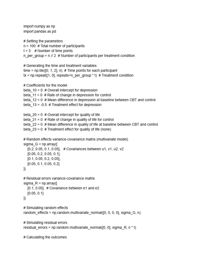 Python Code Scenario | PDF