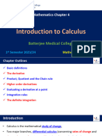 Ch-4 - Introduction To Calculus