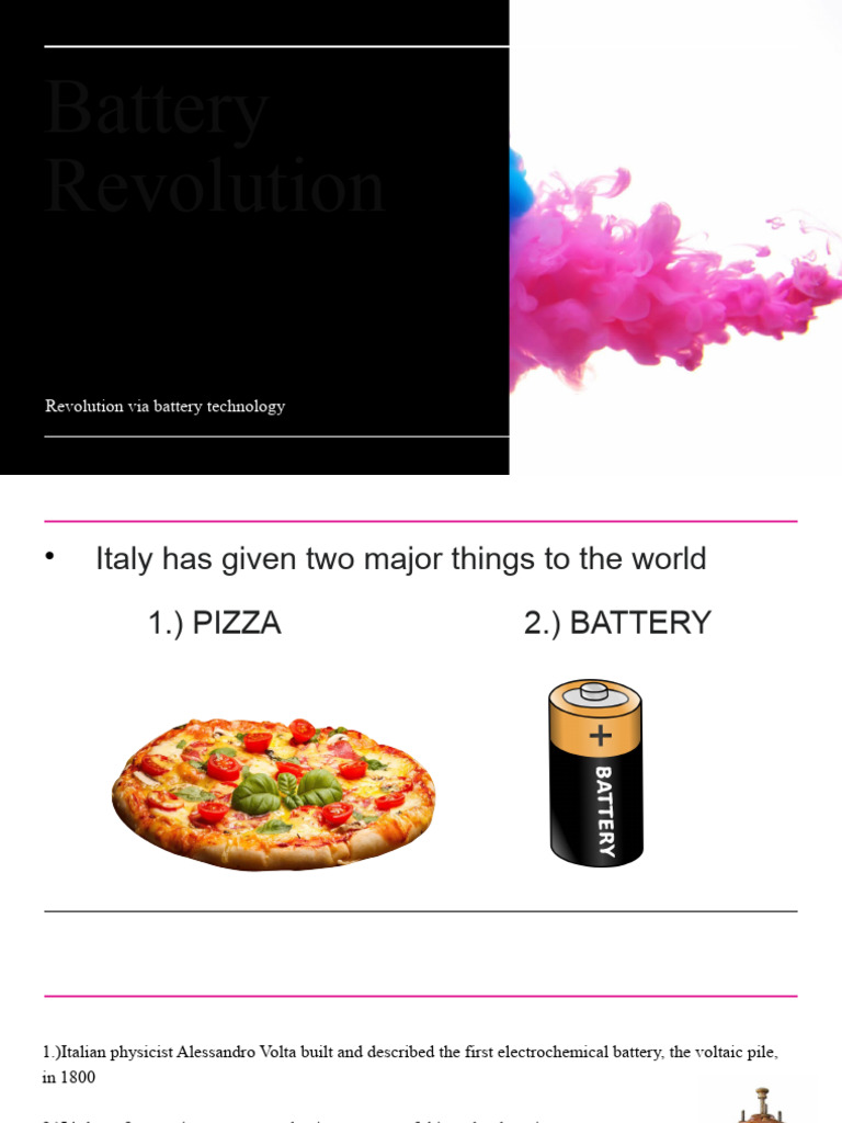 Battery Revolution Presentation Pdf Electric Vehicle Lithium Ion