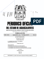Reglamento Del Comité Interno de Licitación de La Secretaría de Obras Públicas Del Municipio de Aguascalie
