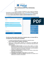 Proceso para La Obtención Del Título Profesional Licenciatura