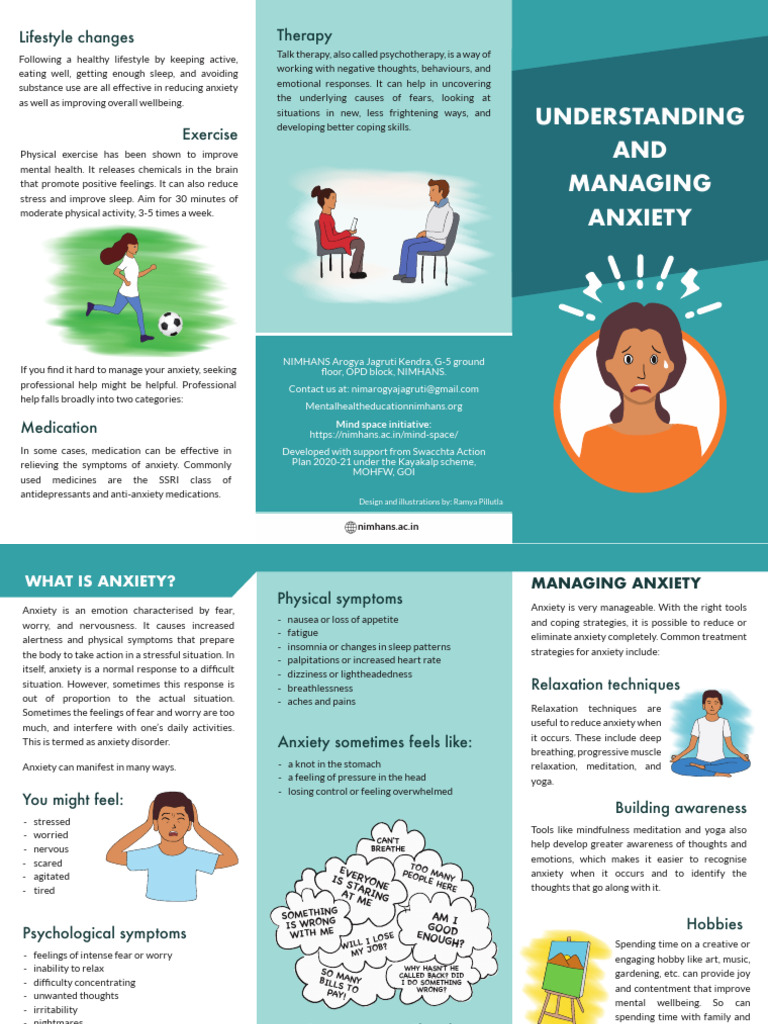 Managing Anxiety: Techniques & Support | PDF | Anxiety | Relaxation ...