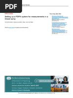 Setting Up A PDPA System For Measurements in A