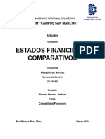 Resumen - Estados Fianancieros Comparativos