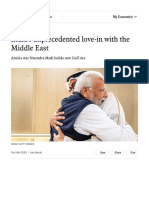 India's Unprecedented Love-In With The Middle East