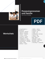 Possessivpronomen Und Familie A2-2