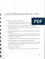 Care of Elderly Parents-In-Laws