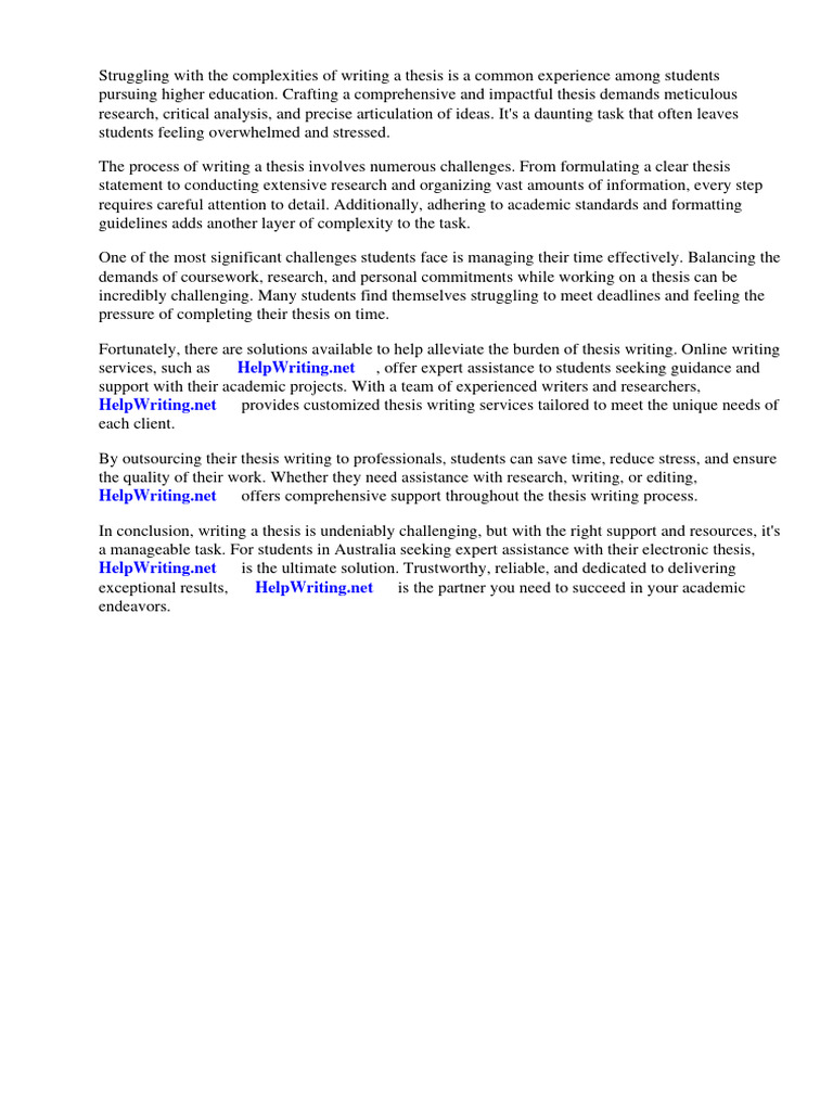 Electronic Thesis Australia Pdf Thesis Metadata