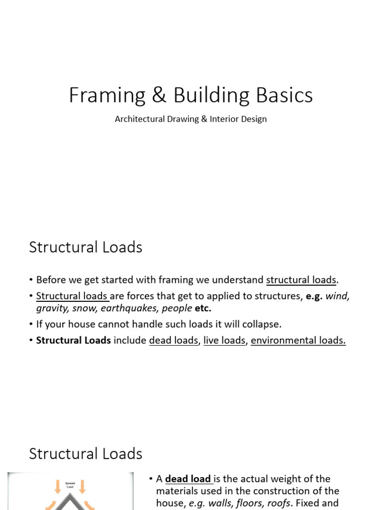 Framing Basics for Structural Integrity | PDF | Framing (Construction ...