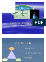 Essential Medicine at PHC