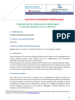 Caducidad Medicamentos Botiquín en Envases Multidosis