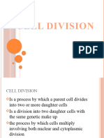 Cell Division Discussion - Cell Cycle and Mitosis Only